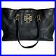 Tory-Burch-Black-Leather-Britten-Open-Tote-Large-Bag-Gold-Double-Strap-Laptop-01-zrv