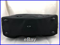 Tumi Alpha Bravo Norfolk Satchel Briefcase Laptop Bag Nylon Leather Black $345