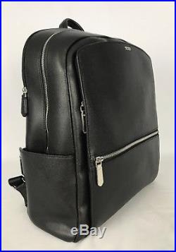 Tumi Becca Stanton Backpack Business Laptop Leather Travel Bag Black 79408D