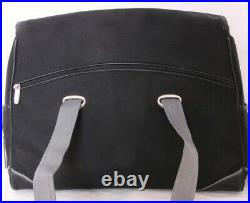 Tumi Black Shoulder Strap Carrying Laptop Purse Messenger Bag and Coin Purse