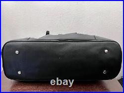 Tumi Briefcase Laptop 73123D2 Dome Villa Saffiano Black Leather Tote Bag