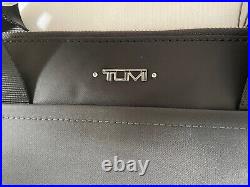 Tumi Paulina Laptop Bag Carrier Black Silver Hardware 120829
