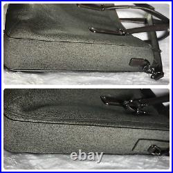Tumi Sinclair Earl Grey Canvas Laptop Briefcase Messenger Business Bag 79391EG