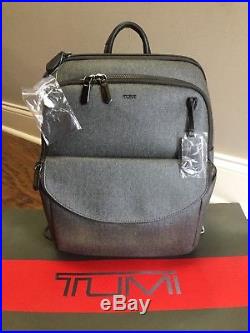 Tumi Sinclair Hanne Backpack Women Casual Bag Laptop Business 79399 Gray $495