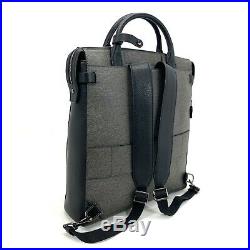 Tumi Stanton Safra Convertible Laptop Backpack Business Tote Bag Earl Gray