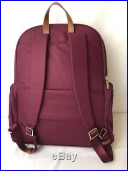 Tumi Voyageur Backpack Laptop Bag Boarding Tote Burgundy, Margarita, Calais Size