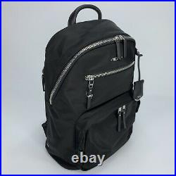 Tumi Voyageur Hagen Women's Backpack Black with Silver Laptop Bag $375