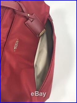 Tumi Voyageur Large M-Tote Laptop Carry-On Carry-All Bag Crimson Red 494766