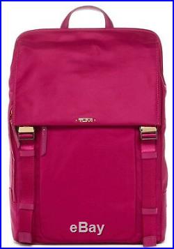 Tumi Voyageur Sacha Flap Backpack Women's Laptop Travel Bag 0484710 MAGENTA
