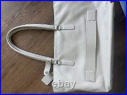 Tumi Women's Laptop Tote Shoulder Bag Dove Grey