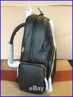 Tumi Women's Voyageur Leather Calais Backpack Laptop Travel Bag 96066 Black