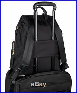 Tumi Women's Voyageur Rivas Laptop Backpack Black for Business Travellers bag