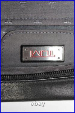 Tumi Women's Zip Closure Pockets Shoulder Laptop Bag Black Size L