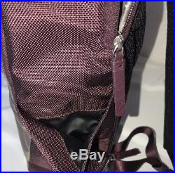 Tumi Womens Backpack Laptop Bag Boarding Tote Plum Burgundy Port Beige Tan Sarah