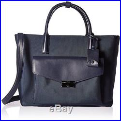 Tumi Womens Business Tote Laptop Bag Boarding Carryon Luggage Ballistic, Leather