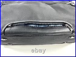 Tumi Womens Business Travel Laptop Bag Briefcase Ballistic Nylon Leather Trim