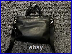 Tumi laptop leather bag