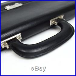 US SELLER Auth GUCCI Business Bag Leather Black Lap top Men Women G21BB82