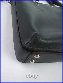 USED 1x TUMI Stanton Nia Commuter Briefcase Black Leather Laptop Bag