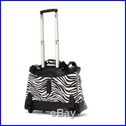 Underseat Rolling Tote Bag 18 In Laptop Travel Women Fashion Small Carry on Case