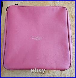 VINTA Waterproof Pink Blush Twill Backpack Large Bag with Laptop Sleeve Cases