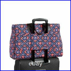 Vera Bradley Dual Compartment TRAVEL WORK SCHOOL Laptop Bag Beary Merry Red New