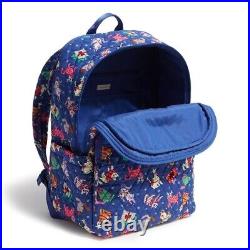 Vera Bradley Essential Large Laptop Backpack CATNIP CHRISTMAS Cats? New V389