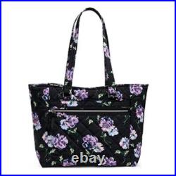 Vera Bradley Work/ Laptop Tote Bag in Performance Twill Floating Pansies handbag