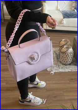 Versace womens Chain bag Light purple