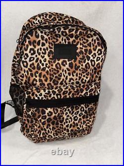 Victoria's Secret PINK Campus LEOPARD Backpack Laptop Travel Bag Discontinued