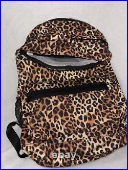 Victoria's Secret PINK Campus LEOPARD Backpack Laptop Travel Bag Discontinued