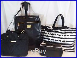 Victorias Secret Supermodel Luggage SET Wheelie LAPTOP Suitcase Duffle Bag NWT