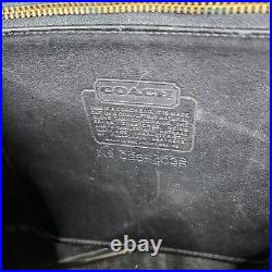 Vintage 70s Coach Black Musette Messenger bag Briefcase Purse Laptop made in USA