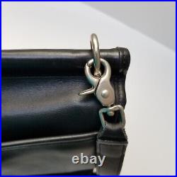 Vintage Coach Beekman Briefcase Messenger Laptop Travel Bag Black Leather 5266