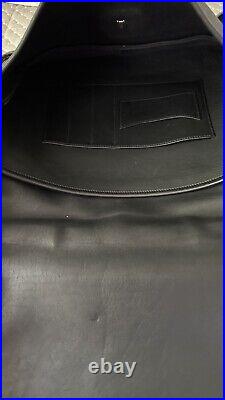 Vintage Coach Black Leather Metropolitan Briefcase Laptop Messenger Bag 5180