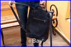 Vintage Leather Backpack School Travel Laptop Mens Womens Minimalist Handmade