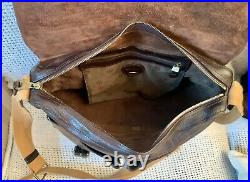 Vintage MULBERRY Heritage Trout Darwin Leather Satchel Cross Body Shoulder Bag