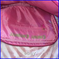 Vintage Pink Juicy Couture Purse Couture Computer Tote Laptop Bag Velour Y2K