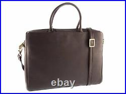 Visconti 18427 Ladies Brown Leather Messenger Work Bag Soft Case Laptop Bag