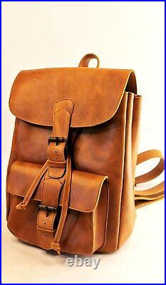 WBLD=LEATHER Backpack Purse For Travel, Work, School Laptop &Tablet Casual Bag