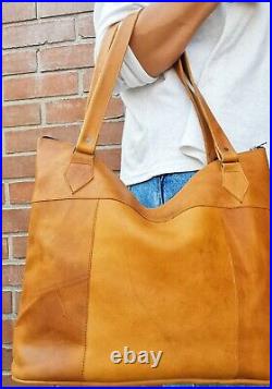 WBLD- Women's Soft Leather Tote Shoulder Bag Work Handbag inc Laptop with Zipp