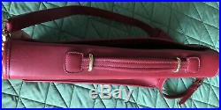 Womans Vintage Red Coach Briefcase Laptop Leather Bag