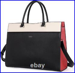 Women Briefcase Leather Laptop Bag for Women 15.6Inch Computer Bag Messenger Bus