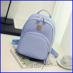 Women Girls Small Leather Travel Backpack Satchel Rucksack Laptop School Bag US