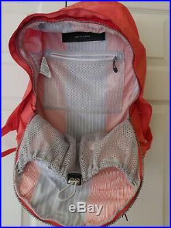 Women Lululemon Pack to Reality Laptop Backpack School Bag Orange Coral