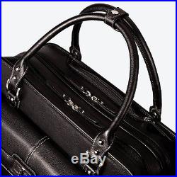 Women's Black Business Rolling Briefcase Carry On Laptop Bag Mobile Office, NEW