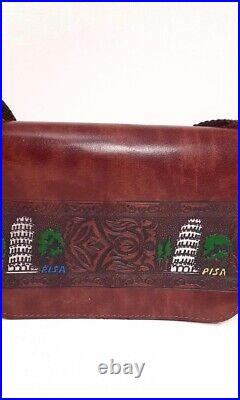 Women's Italian Leather Vintage Laptop Handmade Briefcase Bag Satchel Messenger