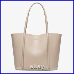 Women's Large Leather Tote Bag Handbag Laptop Shoulder Bag Work Office Casual