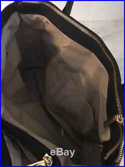 Womens Tumi Nylon Laptop Bag- Black with gold detail