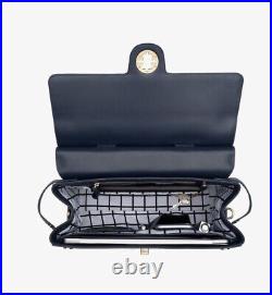 Work Bag / Laptop Satchel Jemma Emma 37 Black Leather
